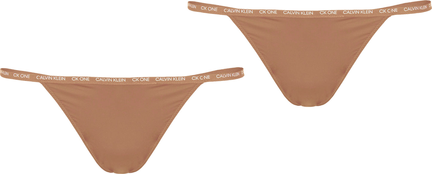Calvin Klein tangáče 2ks- string thong microfiber