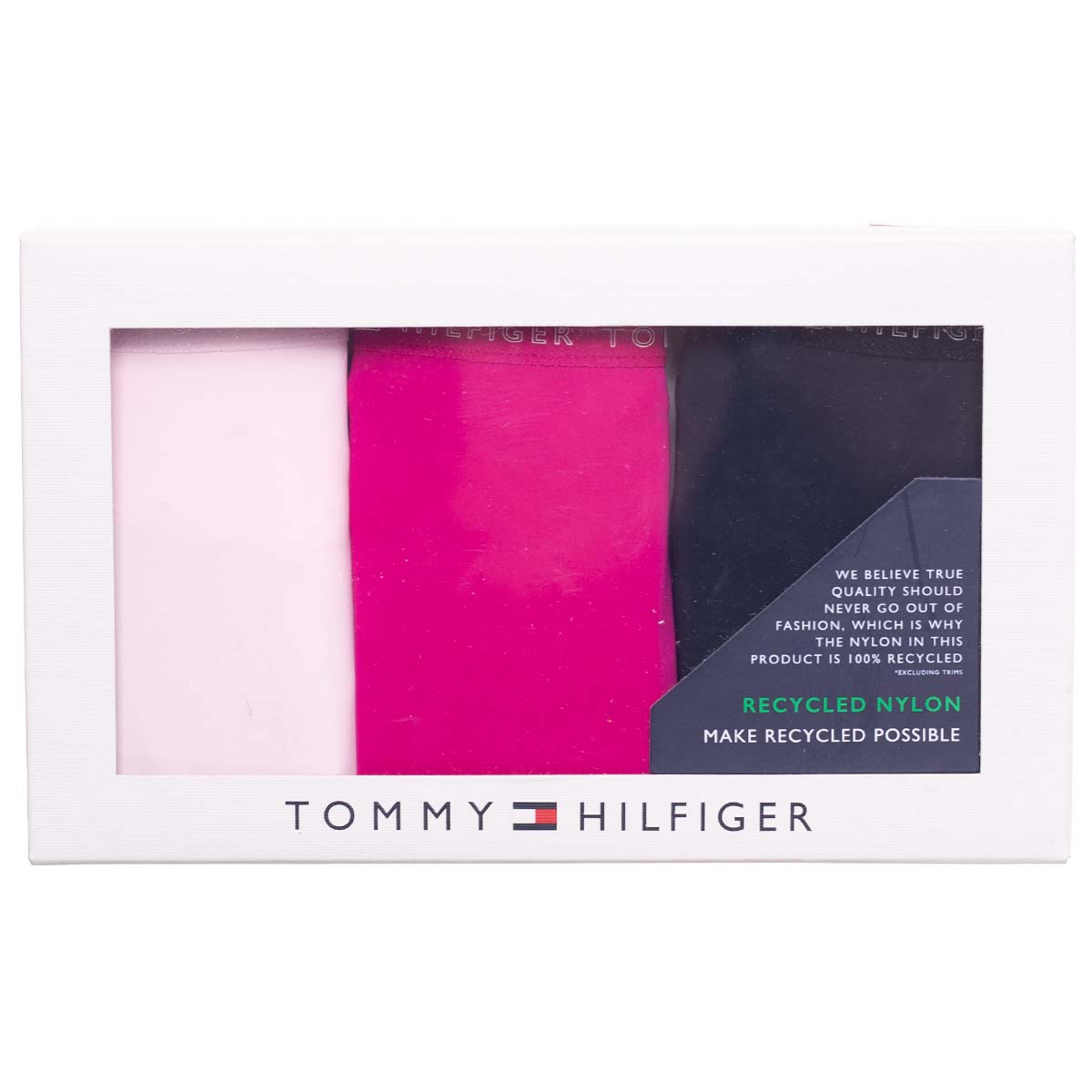 Tommy Hilfiger dámske bikini 3ks- UW0UW02825 0XF 3P BIKINI MIKRO LACE