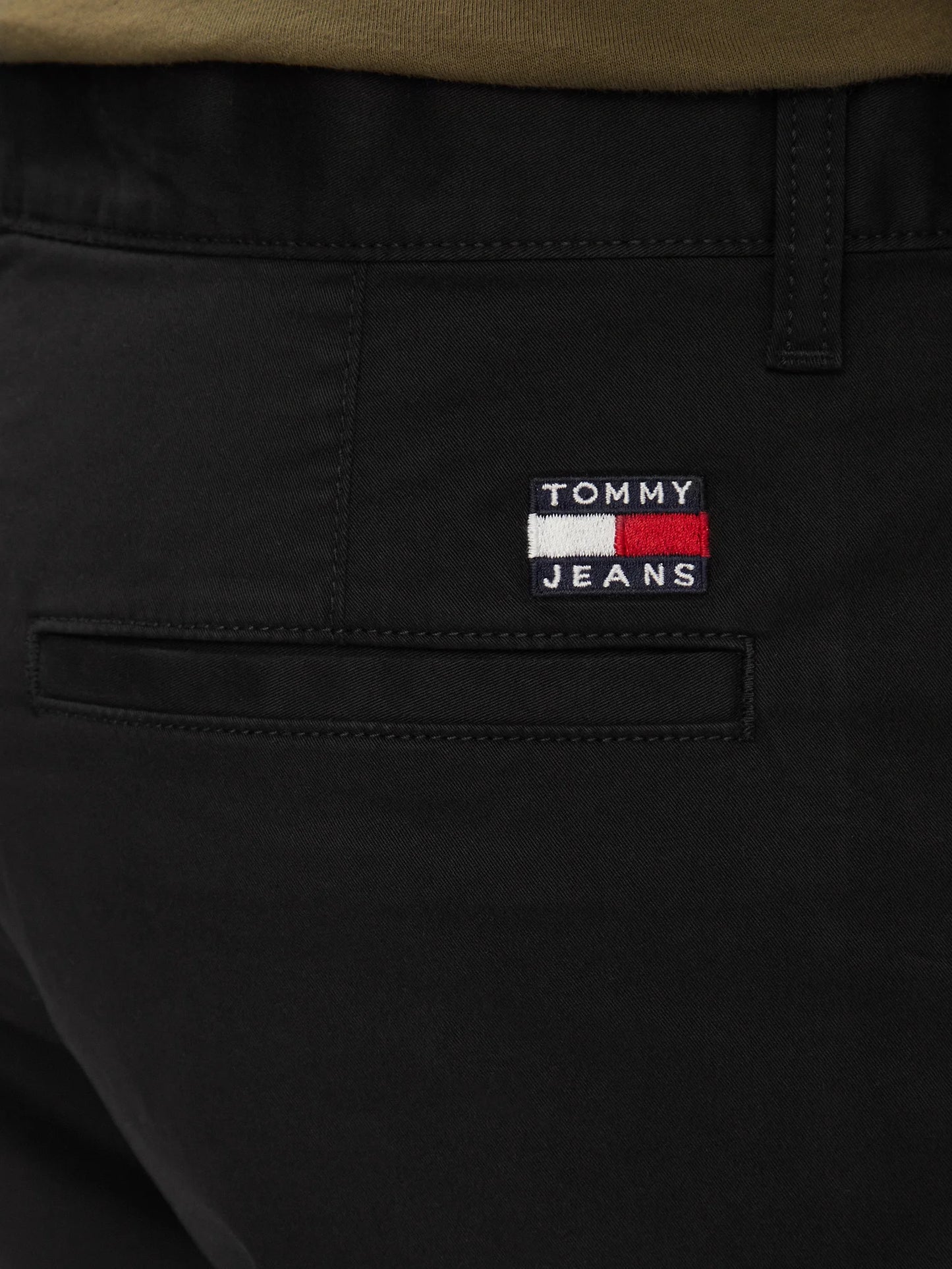 Tommy Jeans- bavlnené šortky čierna