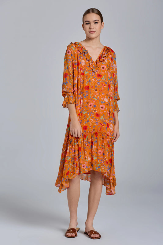 Gant šaty- Wild Floral Flounce