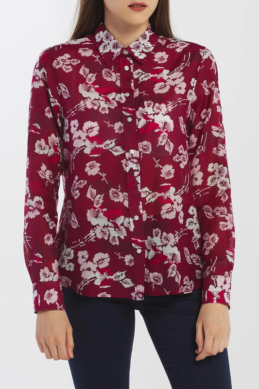 Gant dámska košela- fall blues cotton silk