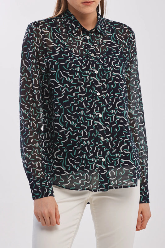 Gant dámska košela- ribbon cotton silk