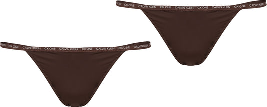 Calvin Klein tangáče 2ks- string thong microfiber