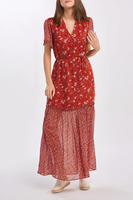Gant šaty- Mix print chiffon