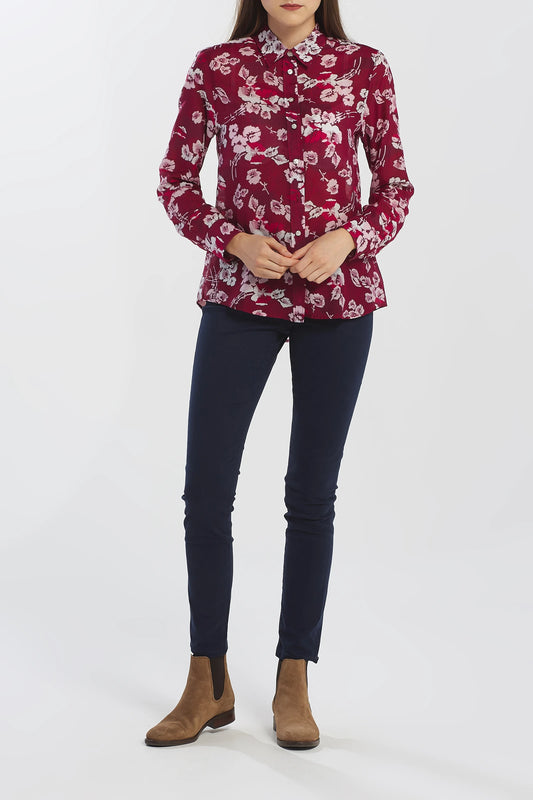 Gant dámska košela- fall blues cotton silk