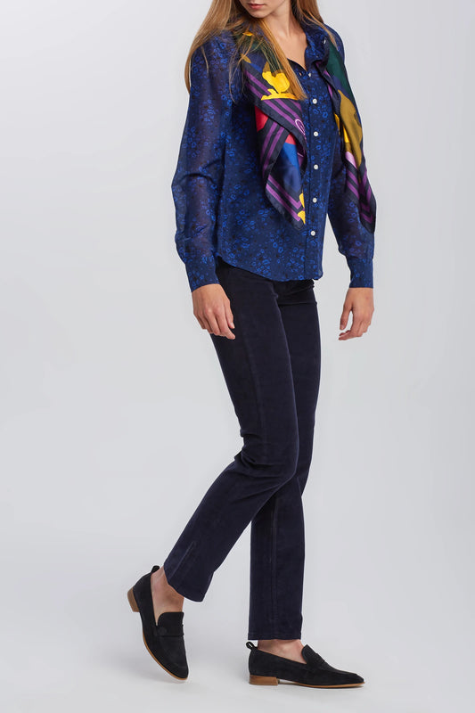 Gant dámska košela- fall flower cot silk