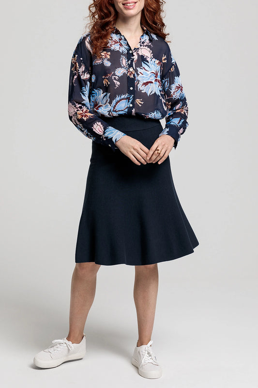 Gant dámska košela- marine paisley chiffon