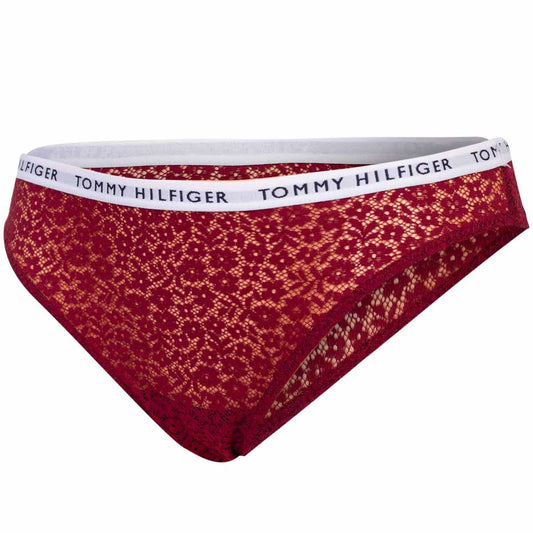 Tommy Hilfiger dámske bikini 3ks- UW0UW04513 0WE 3P FULL LACE BIKINI