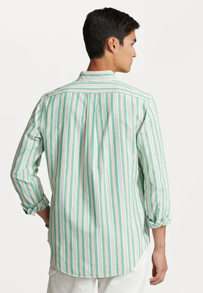 Pánska košeľa Polo Ralph Lauren LONG SLEEVE SPORT SHIRT - zelená