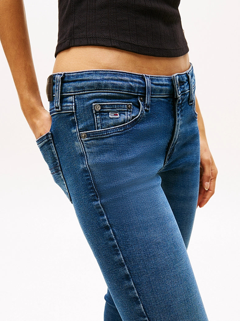 Tommy Jeans Sophie Low Rise Skinny Jeans Mid Blue