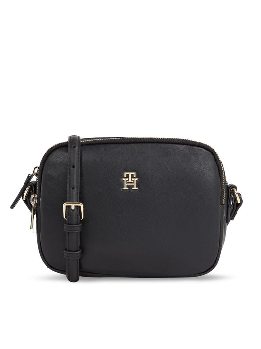 Tommy Hilfiger kabelka Poppy Plus Crossover-čierna
